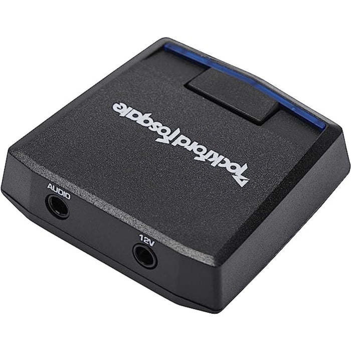 Rockford Fosgate Bluetooth Receiver to RCA Adapter for Wireless Streaming