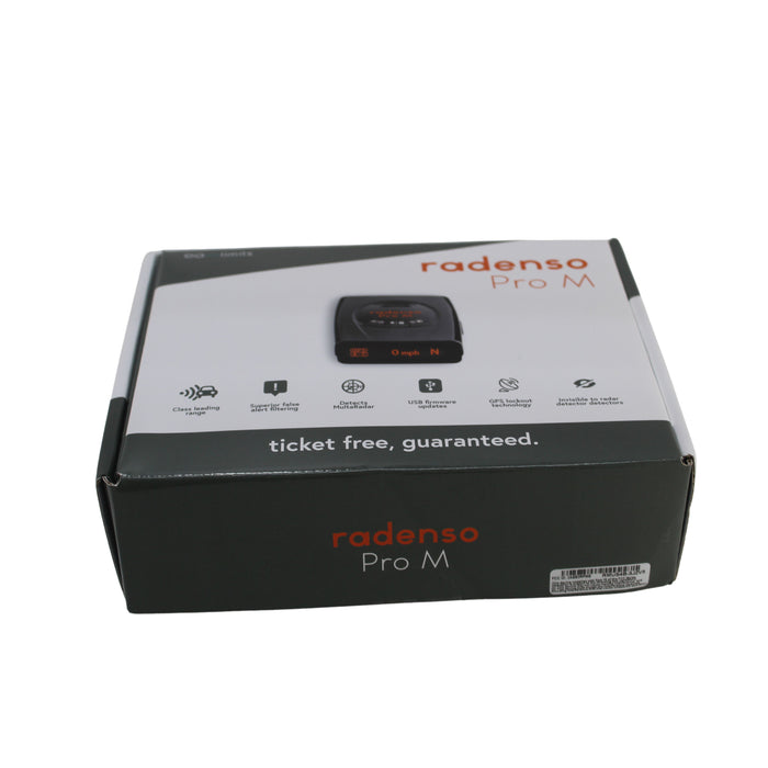 Radenso MultaRadar Detector w/ Extreme Range, OLED Display GPS Lockouts OPEN BOX