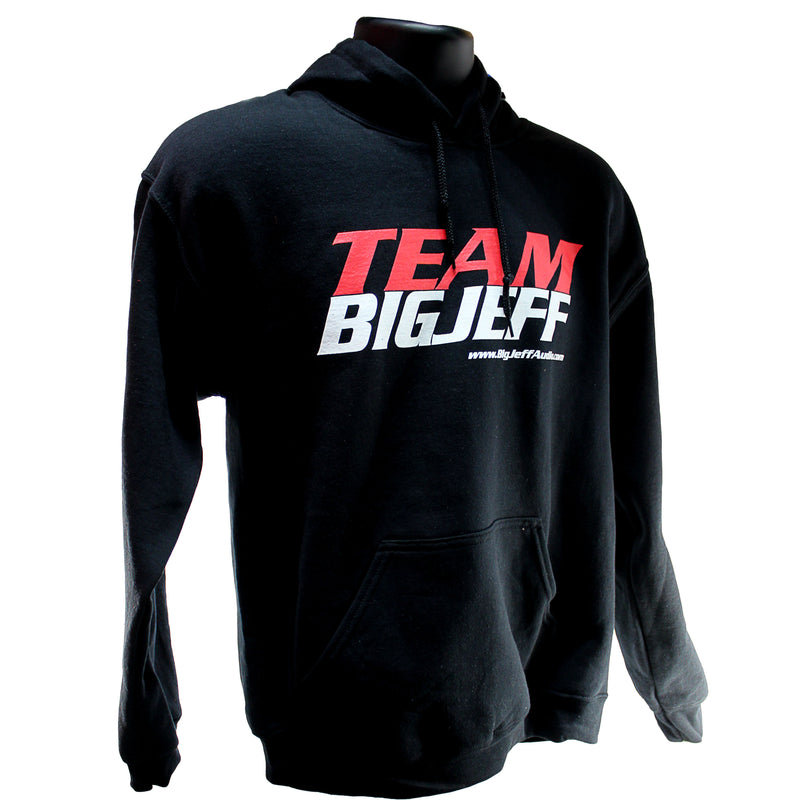 Official Big Jeff Audio Team Big Jeff Heavy Blend Cotton/Polyester Black Hoodie