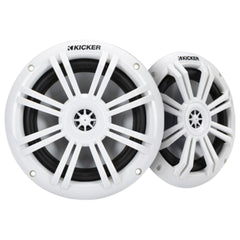 Kicker Pair of Marine & Power Sport 6.5" 150W 4Ohm Coaxial Speakers 49KM604W