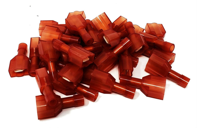 Install Bay 22-18AWG Red Male Insulated Nylon Quick Disconnects 200pcs