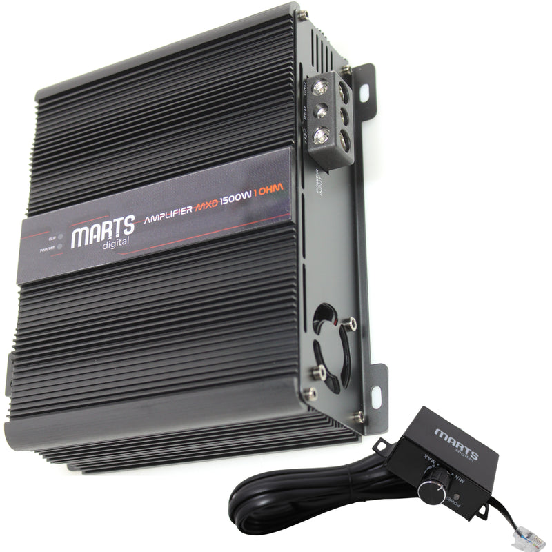 Marts Digital MXD Series Monoblock 1.5K 1 Ohm Full Range Amplifier MXD-1500-1-V2