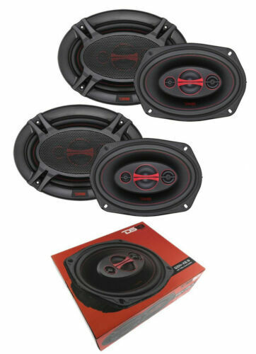 4x DS18 6 x 9" 4-way Car Door Speakers 720 Watts 4 Ohm Coaxial Speaker GEN-X6.9