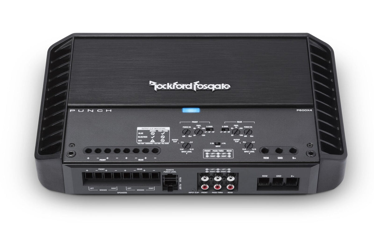 Rockford Fosgate Punch 600 Watt 4-Channel Amplifier P600X4 — Big