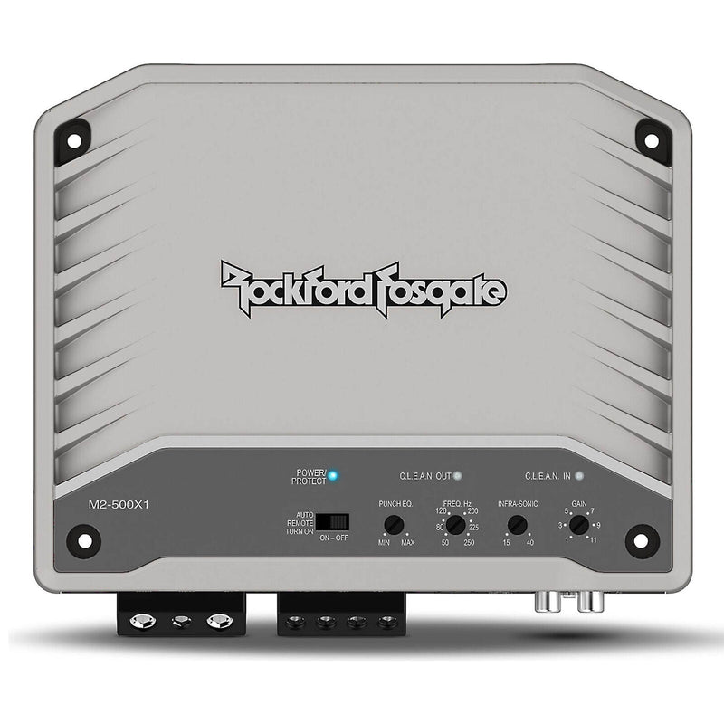 500W Monoblock Full Range Class D Marine Amplifier Rockford Fosgate M2-500X1