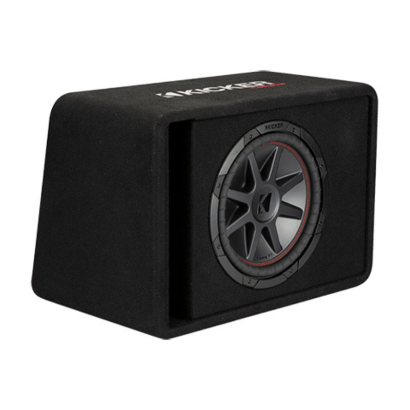 Kicker CompVR Series Single 12" 400W RMS 2-Ohm Loaded Subwoofer Enclosure - 48VCVR122