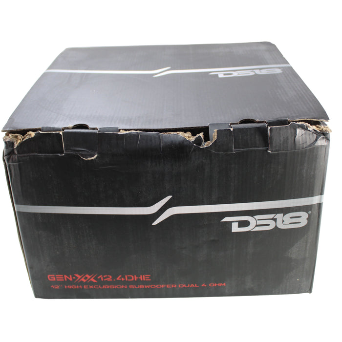 DS18 12" 1000 Watts High Excursion Subwoofer Dual Voice Coil 4-Ohm OPEN BOX