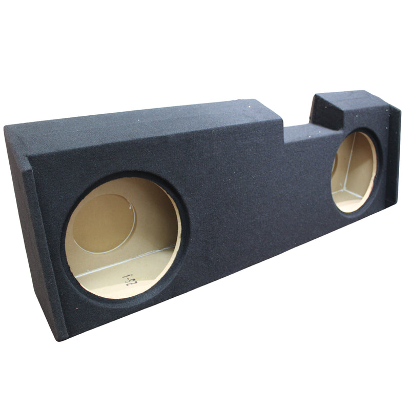 King Boxes 12" Dual DF Sealed Carpet Box 19-23 Silverado/Sierra Crew Cab AG19-12