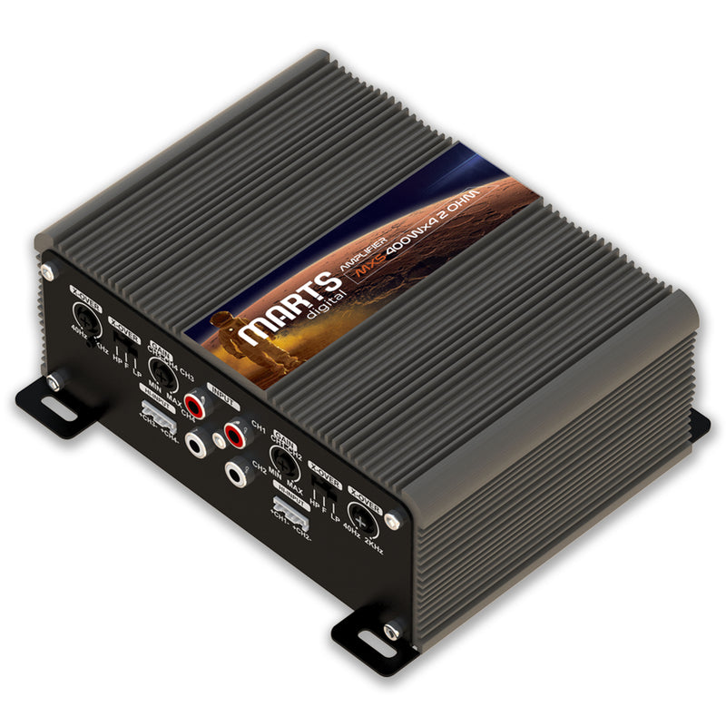 Marts Digital 4 Ch Amplifier Full Range Class D Compact 400 W 2 ohm MXS-400x4-2