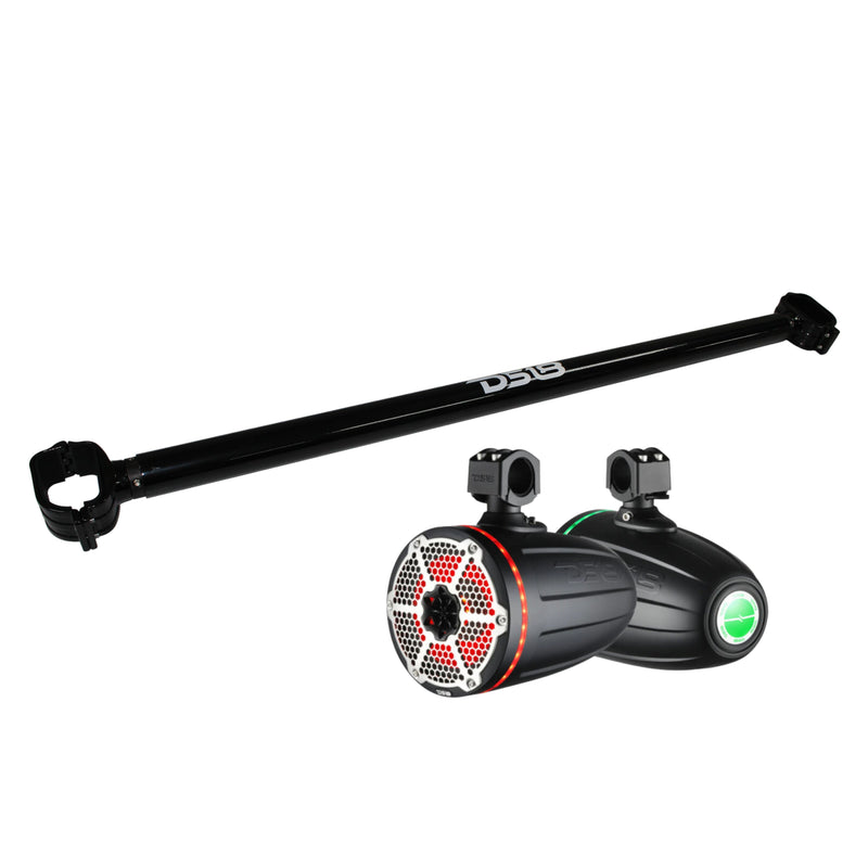 8" Marine RGB Tower Neo Speaker Pair w/ Mounting Tube for Bronco 6th Gen BK DS18
