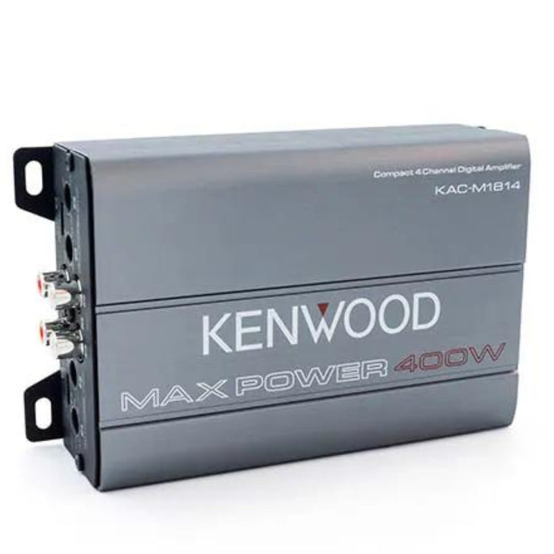 Kenwood Class D 4 Channel 4 ohm 400 Max Bridgeable Power Marine Amplifier