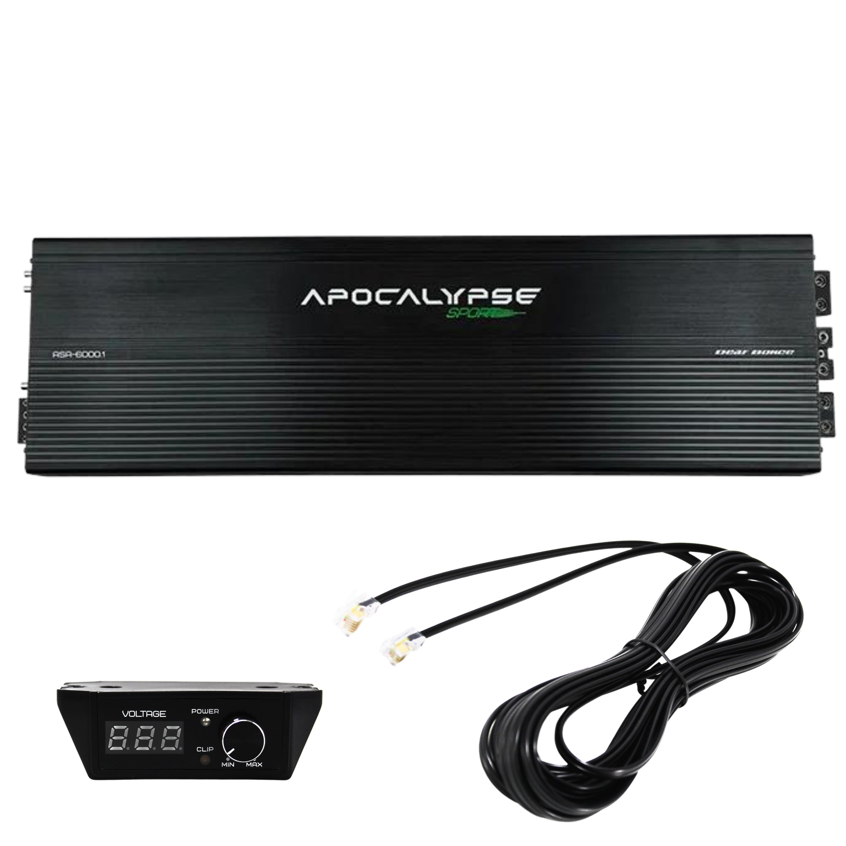 Deaf Bonce Apocalypse 6000 Watts 1 ohm Class D Monoblock Amplifier ASA ...
