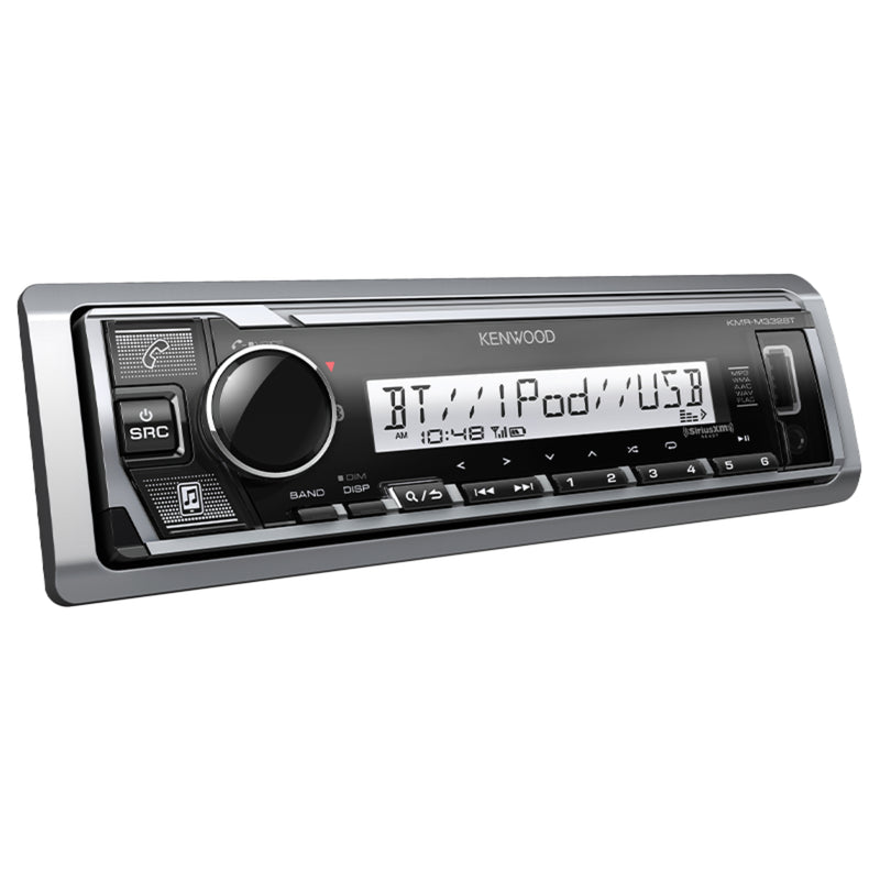 Kenwood Marine Bluetooth Single DIN Digital  Media Receiver KW-KMR-M332BT