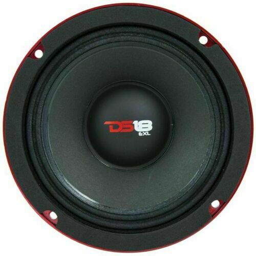 DS18 PRO-ZXI6.4BM 6.5" Mid-Range Bass Speaker - 600 Watt 4 Ohm Car Audio