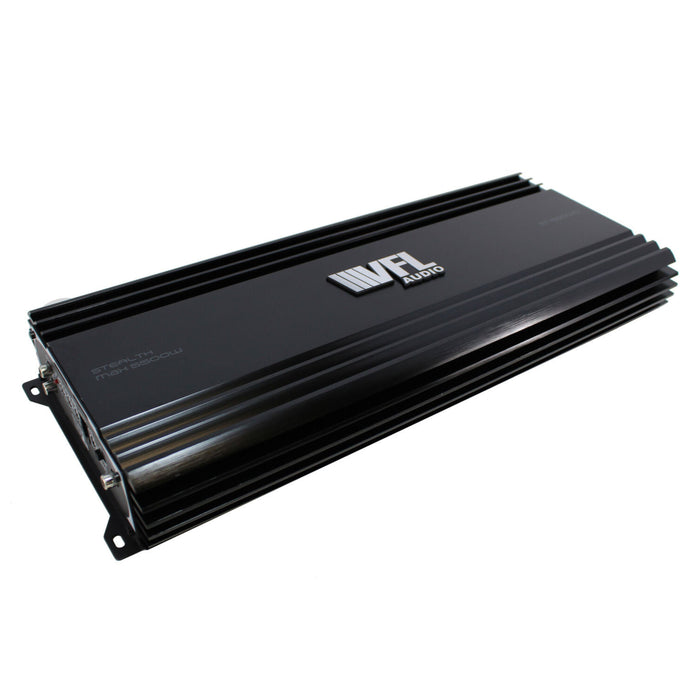 American Bass 5500W Monoblock 1 Ohm Stable Linkable Amplifier Stealth 5500.1D