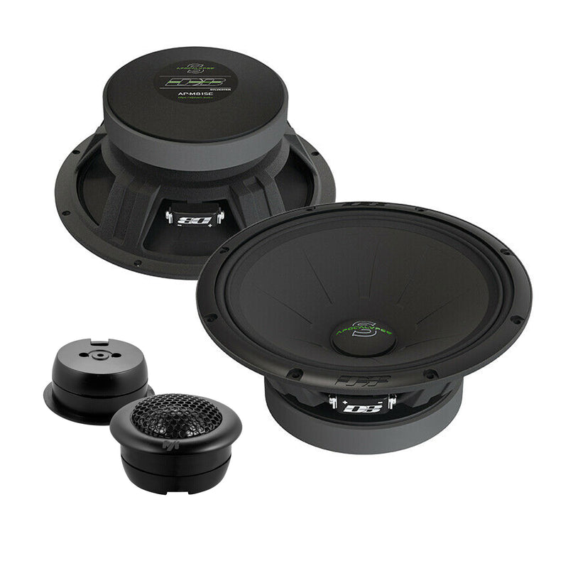 Pair of Deaf Bonce 8 Mid-Range Speakers 340W 4 Ohm w/ 1" Neo Tweeters 100W