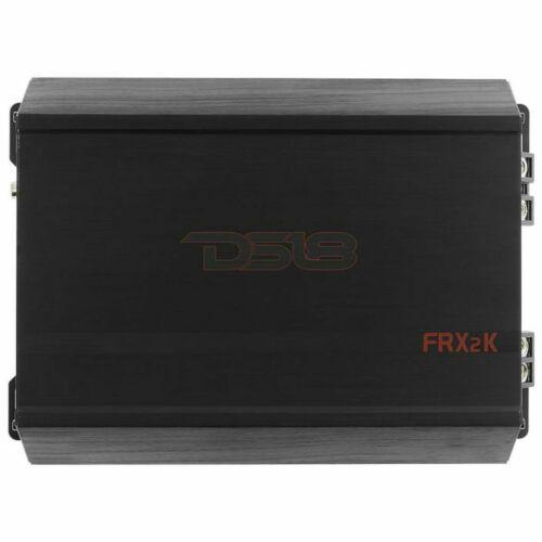 DS18 Full Range Monoblock Amplifier Class D 2000W RMS 1 Ohm /w Bass Knob FRX2K - Big Jeff Online Inc