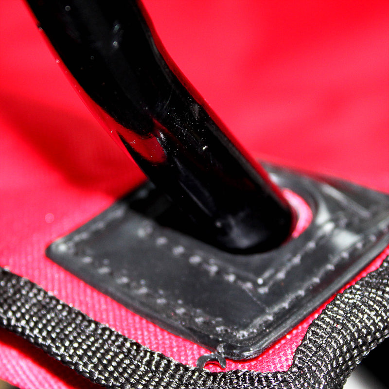 Official Big Jeff Audio Quick Foldable Chair with Cupholder Carrying Bag Red