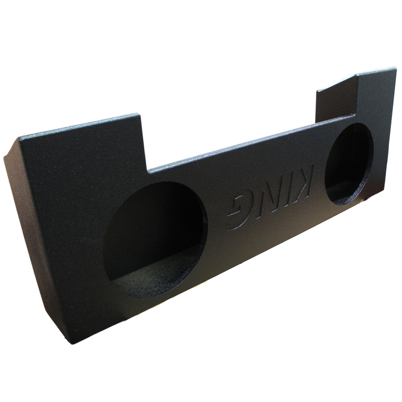 King boxes Dual 10" 2019-UP Dodge Ram Quad Cab Sprayed Sealed Enclosure