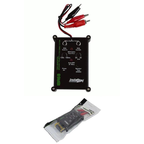 Install Bay RCA AIO 9V Cable Wire Tester Tone Generator Speaker Polarity / IBR68