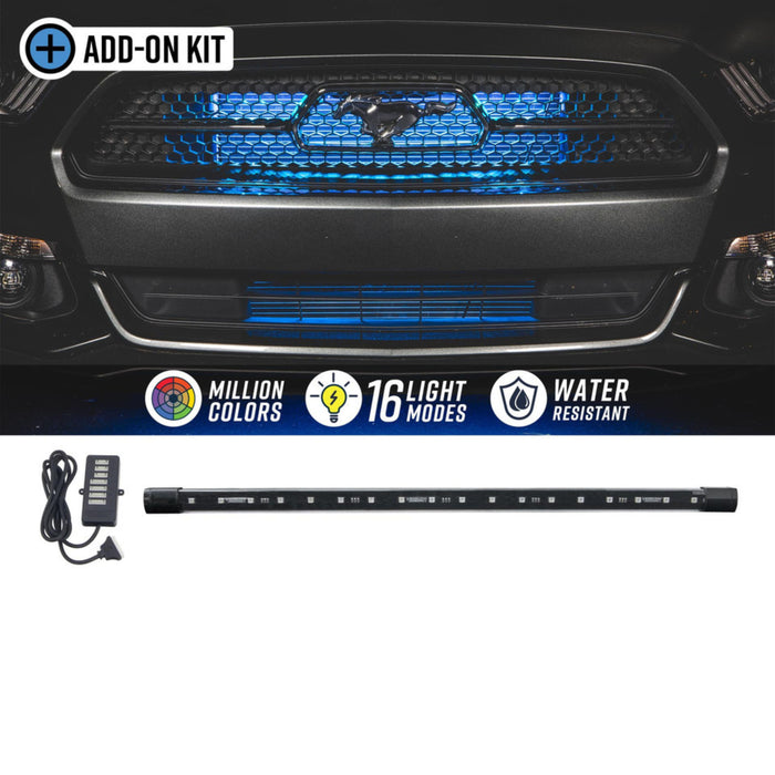 LEDGlow RGB LED Million Color Grille Light Bar for Bluetooth Underbody Kits
