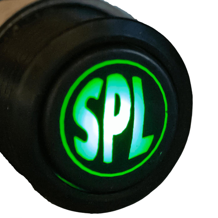 Sparked Innovations Universal Black Latching SPL Push Button Switch w/LED SPDT