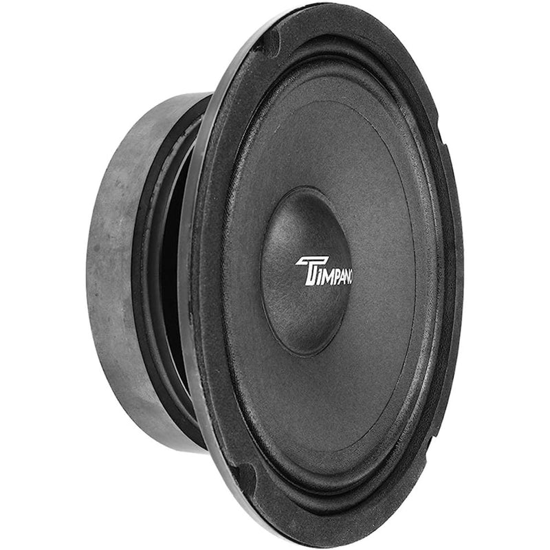 Timpano 6.5 Inch 100W RMS 4 Ohm Shallow Mount Midrange Speaker TPT-MR6-4 SLIM