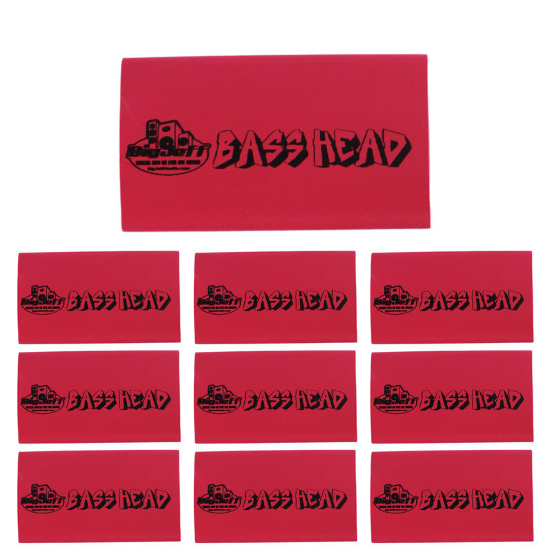 Official Big Jeff Audio BASSHEAD Heat Shrink 0 Gauge 10 Pack Red