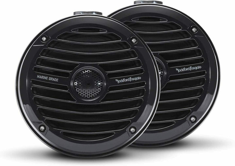 Pair of Rockford Fosgate RNGR-REAR 6.5" Polaris Ranger Add On Rear Speaker Kit
