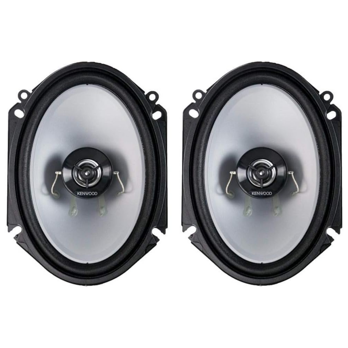 Kenwood 6 x 8 inch 2Way 250-Watt Car Stereo Speakers - Pair KFC-C6866S ...