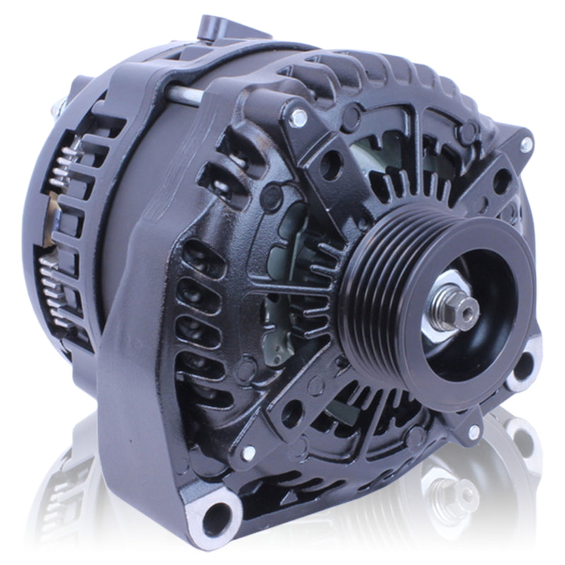 Mechman E-Series 250 Amp Black Finish Alternator For 96 - 04 GM Truck 8206250B