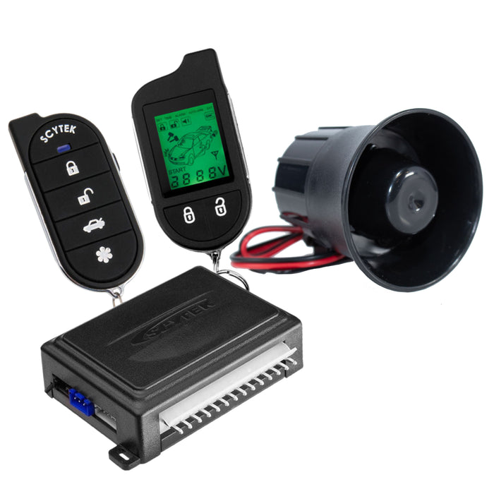 Car Alarm Scytek A777 2 Way Remote Control Security System, Anti Theft