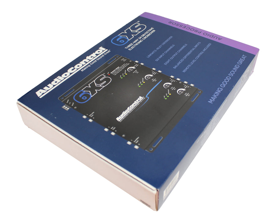 AudioControl 6 Channel Electronic Crossover with Wired Bass Remote 6XS