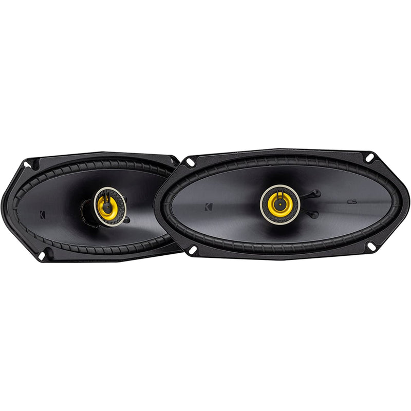 Kicker 4" x 10" 225W 4 Ohm 2-Way Coaxial Speaker Pair CS-SERIES 50CSC4104