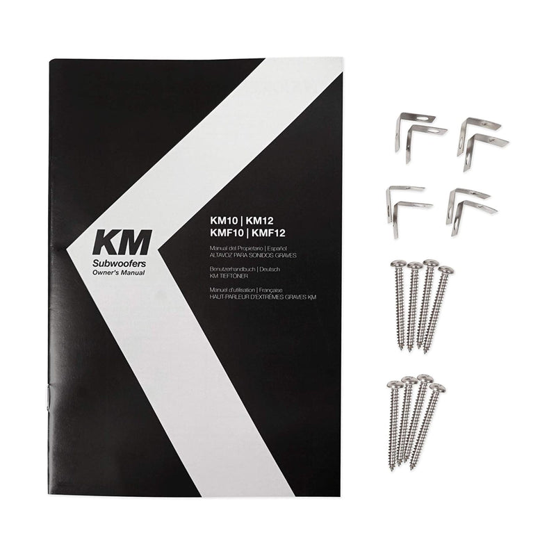 Kicker 10" Marine Powersport 4 Ohm 350 Watt Subwoofer 45KM104