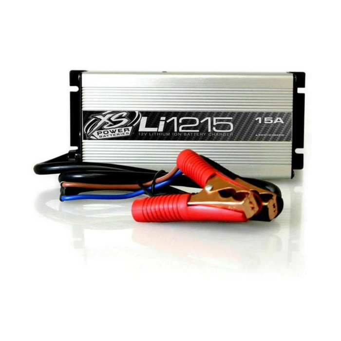 XS Power 12 Volt 15 Amps High Frequency Lithium Battery IntelliCharger Li1215