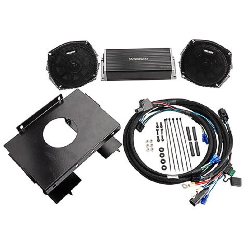 Kicker 5.75" 4 Channel Kit For 1996 - 2013 Harley Davidson Street Glide 50HDS962