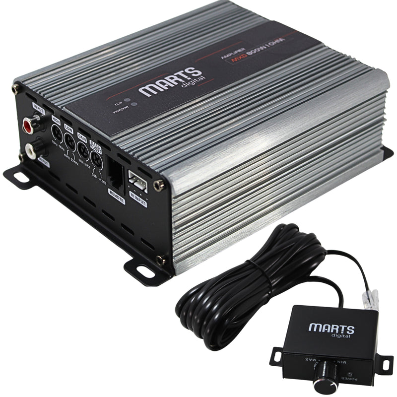 Marts Digital MXD Series Monoblock Full Range 800W 1 Ohm Amplifier MXD-800-1-V2