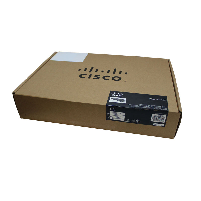 Cisco 24-Port 10 100 Rack Mountable Managed Switch 3 Layer Supported SF350-24