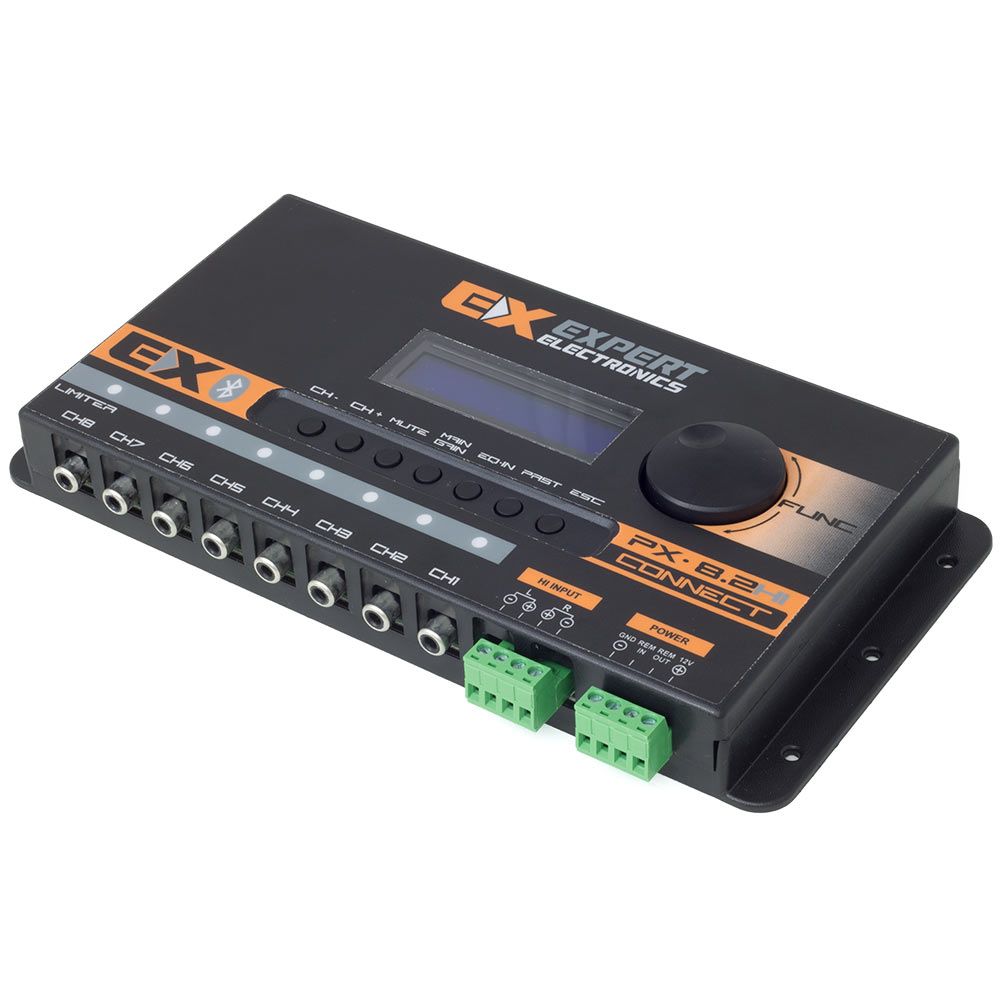 Expert Electronics PX8.2 Connect – 8CH Bluetooth Equalizer & DSP