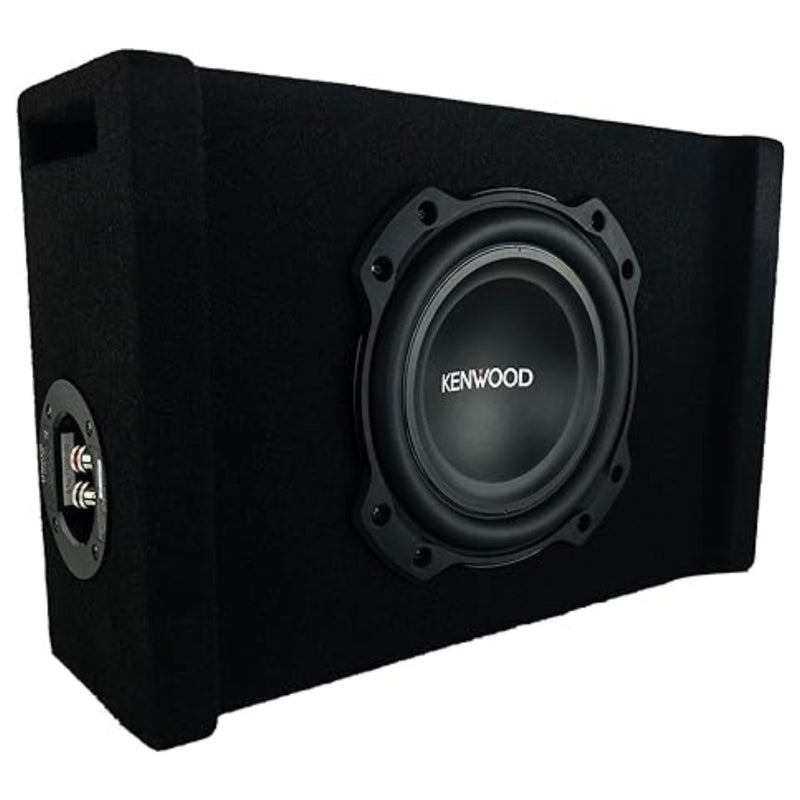 Kenwood Single 8" Loaded 300W 4 Ohm Subwoofer Shallow Vented Enclosure P-W804B