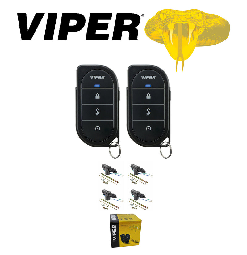 Viper 1-Way Security and Remote Start System 1/4 Mile Range +4 Door Locks 5105V