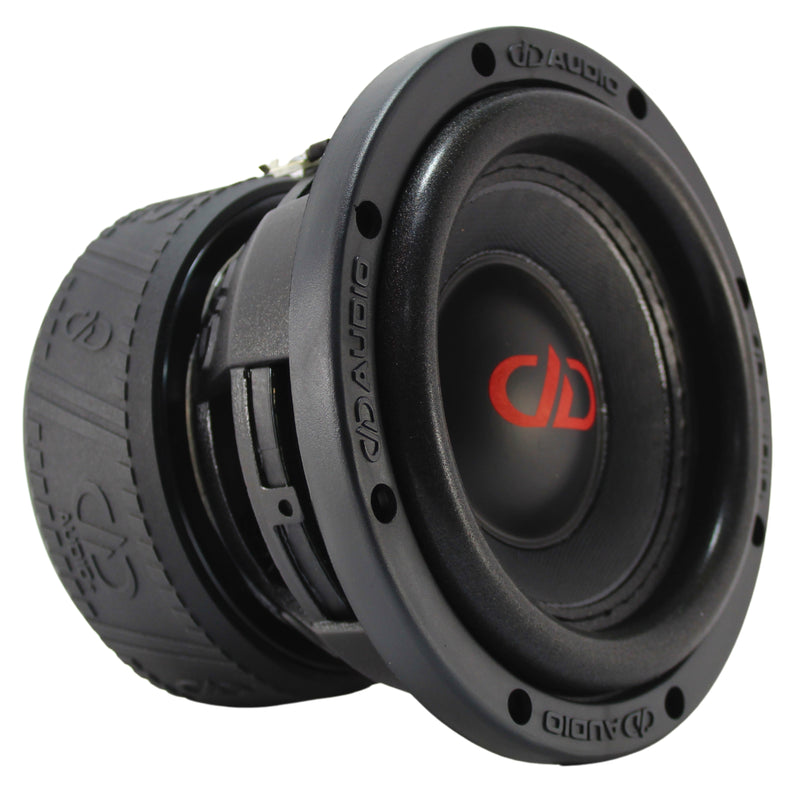DD Audio 6 Inch Dual 2 Ohm 1800W Peak/600W RMS Power Tuned Subwoofer 606d-D2