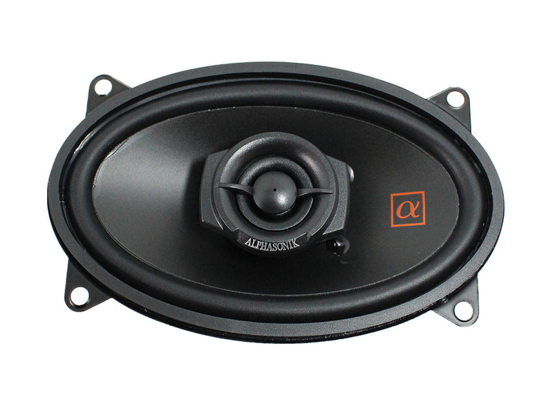 Pair of Alphasonik Car Speakers 4x6 120W 2 Way Full Range Neuron Series NS46