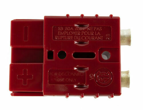 Anderson Connectors 1x 8 AWG Gauge RED Power Ground Quick Disconnect SB50