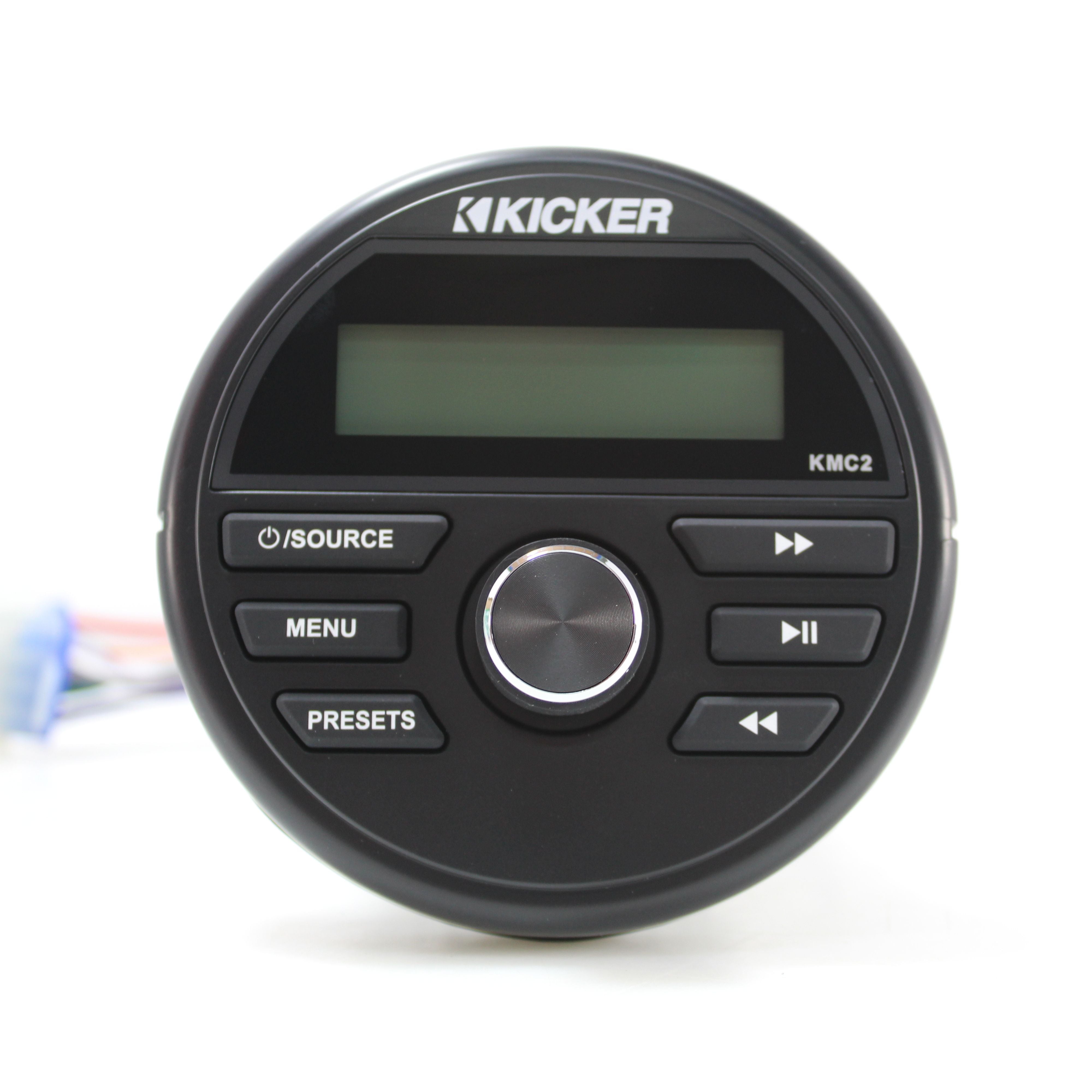 Kicker Marine Audio Weather Resistant Media Radio Bluetooth USB AM