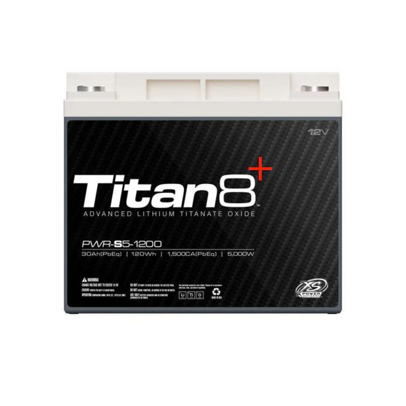 XS Power PWR-S5-1200 Titan-8 12v Lithium Titanate Super Battery (Underhood Safe)