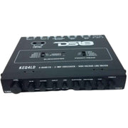 DS-KEQ4LD DS18 4 Band Graphic Equalizer Six Channel Line Driver Subwoofer Level - Big Jeff Online Inc