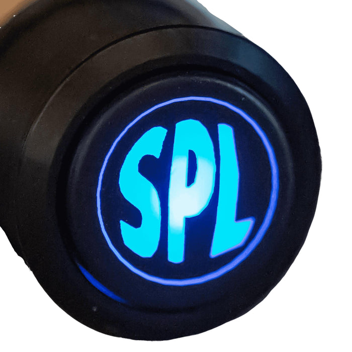 Sparked Innovations Universal Black Latching SPL Push Button Switch w/LED SPDT