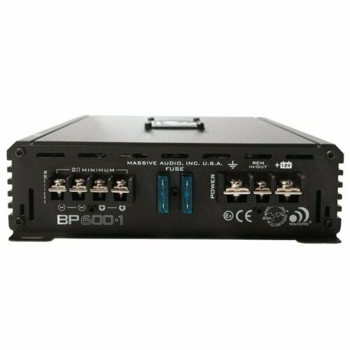 600 Watt  Class D Mono Block Amplifier Massive Pro Audio BP600.1 2 Ohm - Big Jeff Online Inc